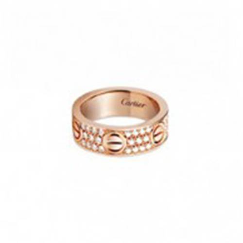 CARTIER  LOVE RING, DIAMOND-PAVED B4087600