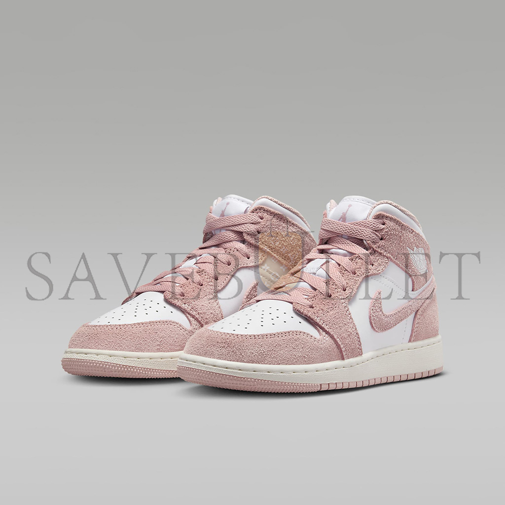 AIR JORDAN 1 MID SE LEGEND PINK GS SHOES FN7432-161