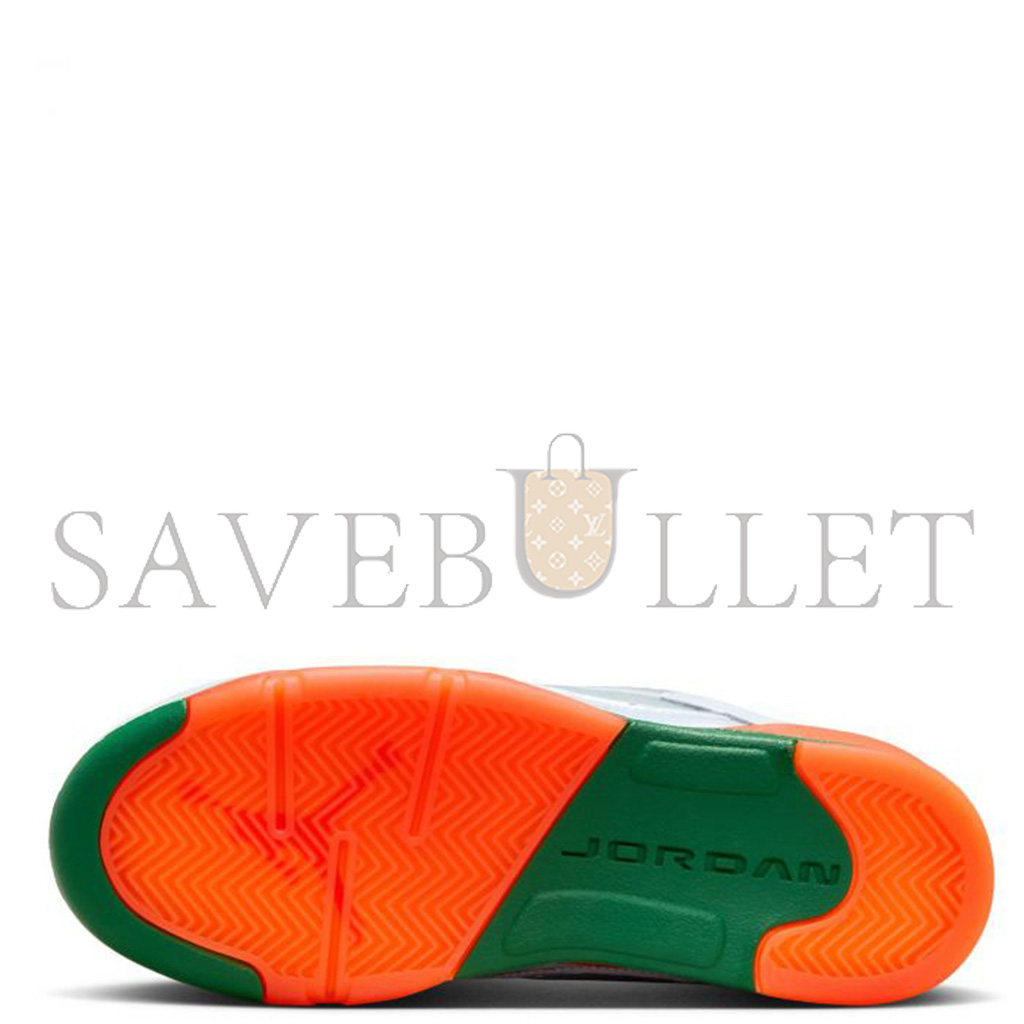 AIR JORDAN RETRO 5 LOW MIAMI HURRICANES FQ1293-018