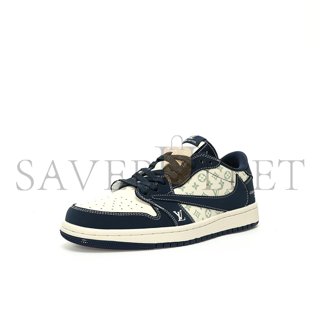 NIKE AIR JORDAN 1 LOW OG SP DEEP BLUE BEIGE LV XL1988-103