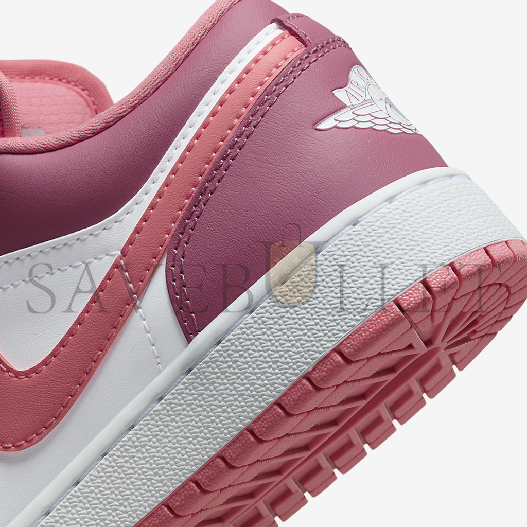 AIR JORDAN 1 LOW GS DESERT BERRY WHITE PINK 553560-616