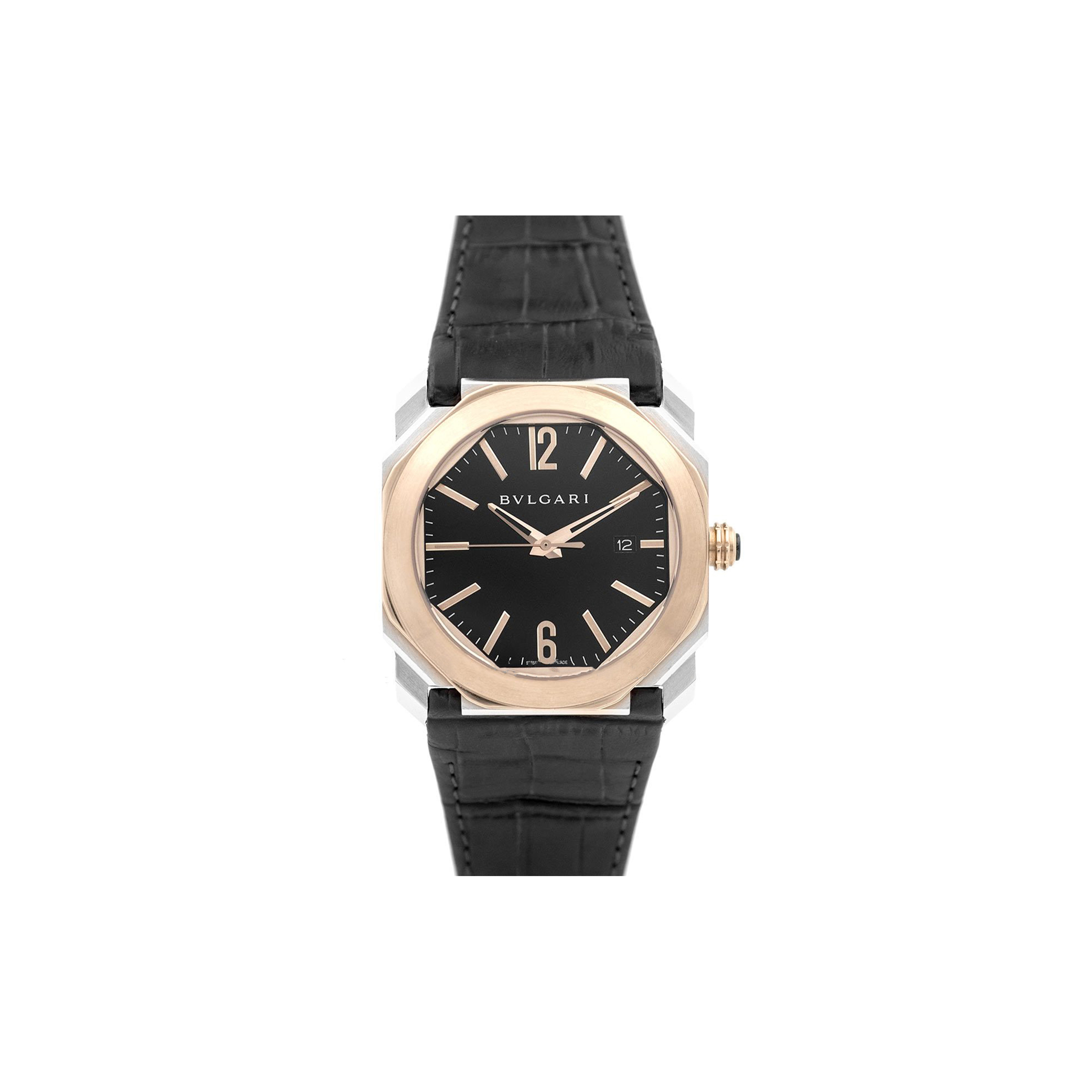 BVLGARI OCTO SERIES GOLD MEN'S MECHANICAL WATCH 007021