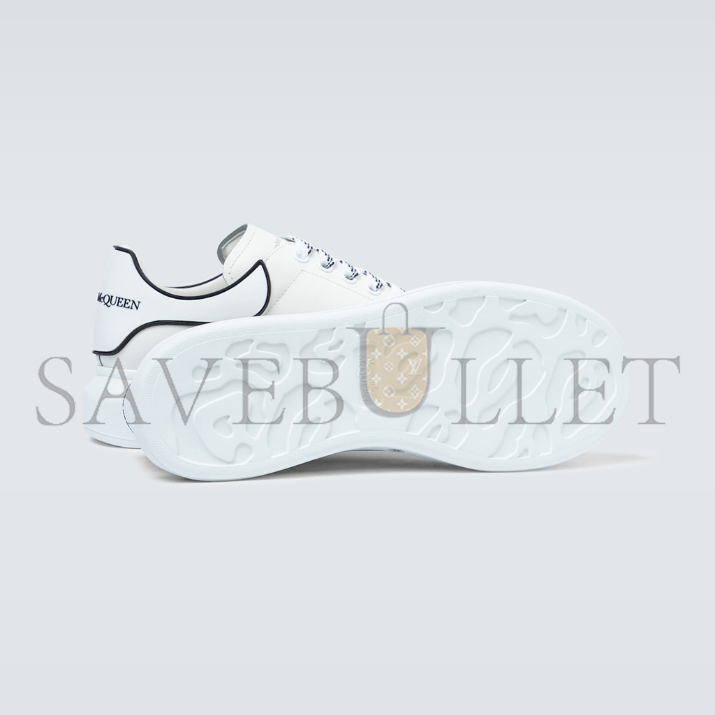 ALEXANDER MCQUEEN OVERSIZED LEATHER SNEAKERS 625156WHXMT9074