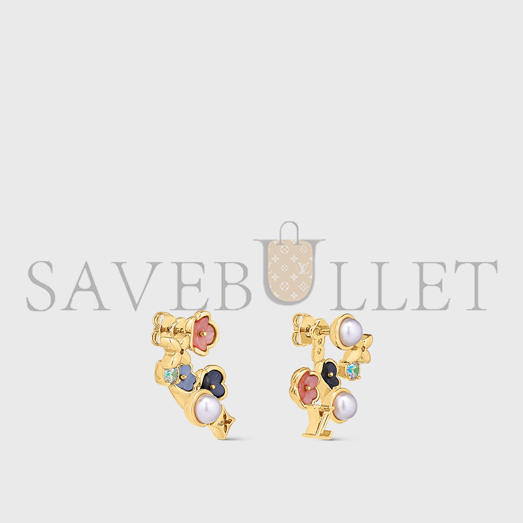 LOUIS VUITTON LV BOTANICA EARRINGS M01642