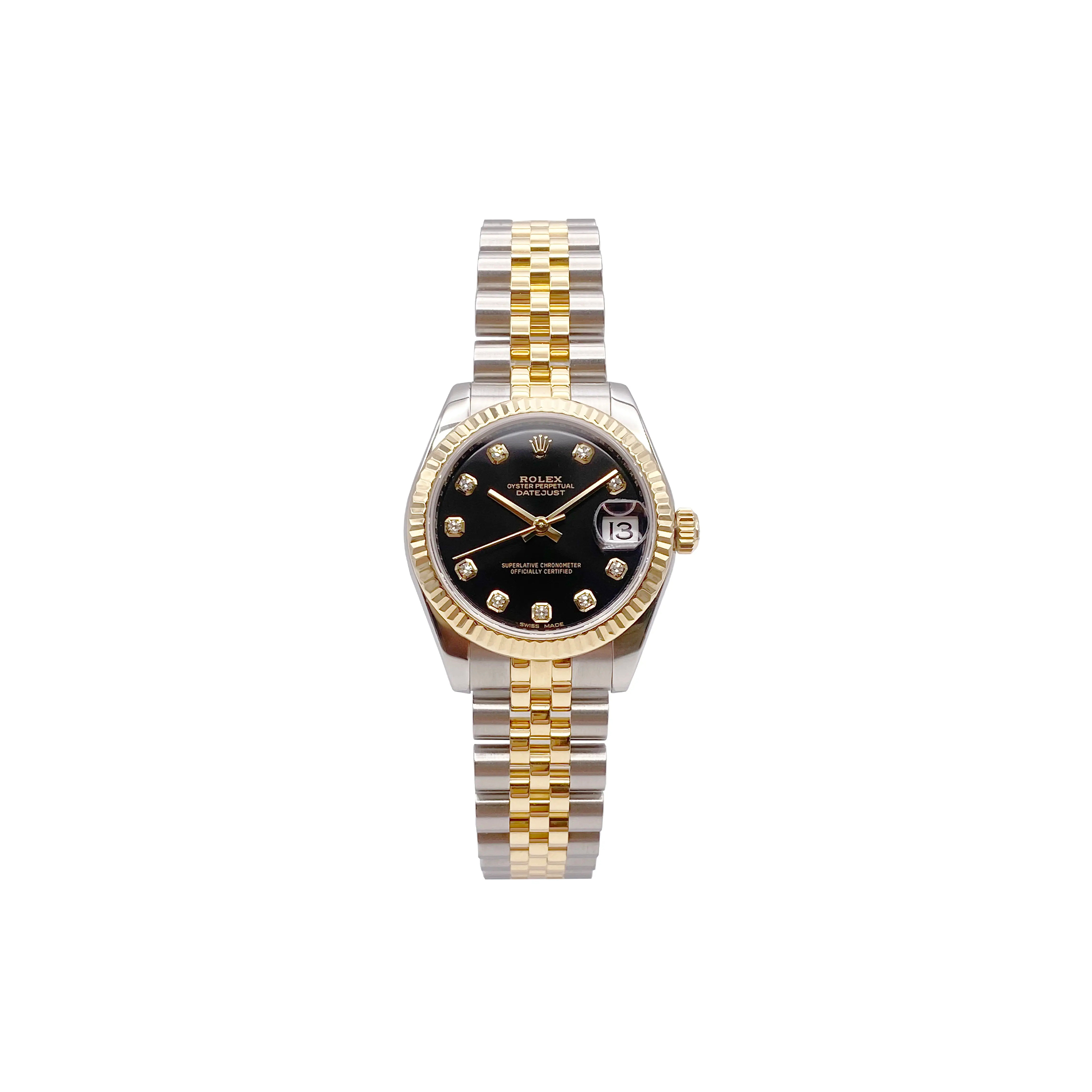 ROLEX DATEJUST 36 DIAMOND-SET WATCH 116233