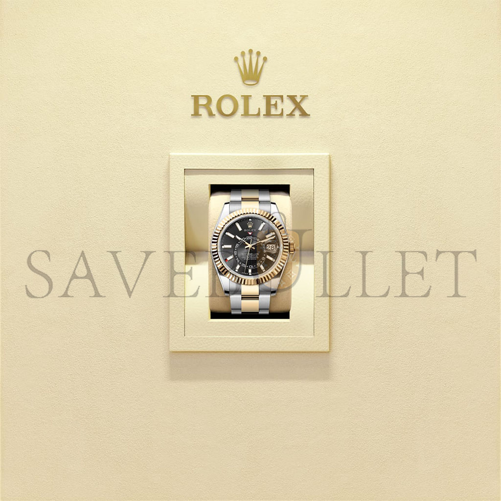 ROLEX SKY-DWELLER OYSTER, 42 MM, OYSTERSTEEL AND YELLOW GOLD WATCH 336933