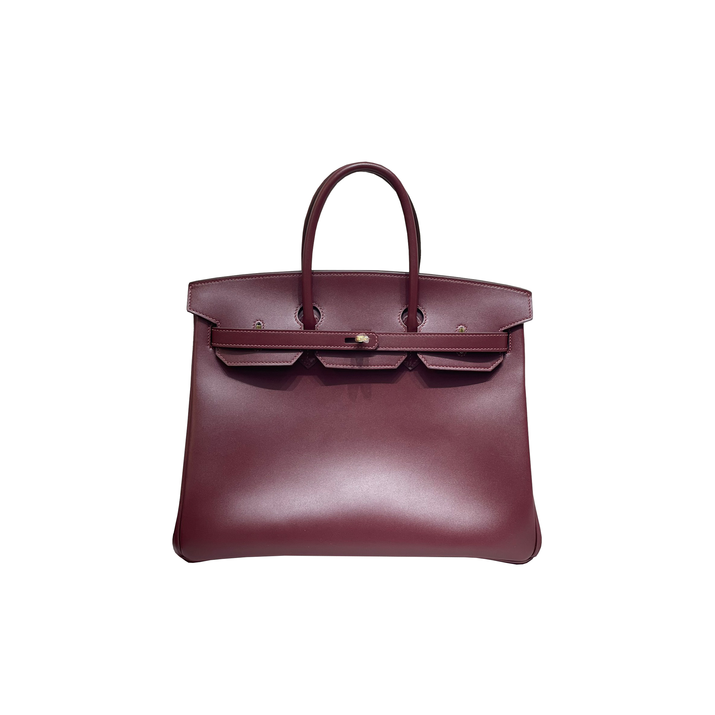 HERMÈS MASTER BIRKIN TOGO 35 WINE RED BOX BAG BK30K1EPGP (35*25*18cm)