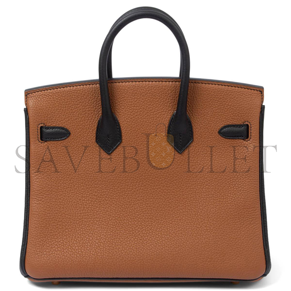 HERMES BIRKIN 25 CAMEL GOLD GOLD BUCKLE BAG 3649 (25*20*13cm)