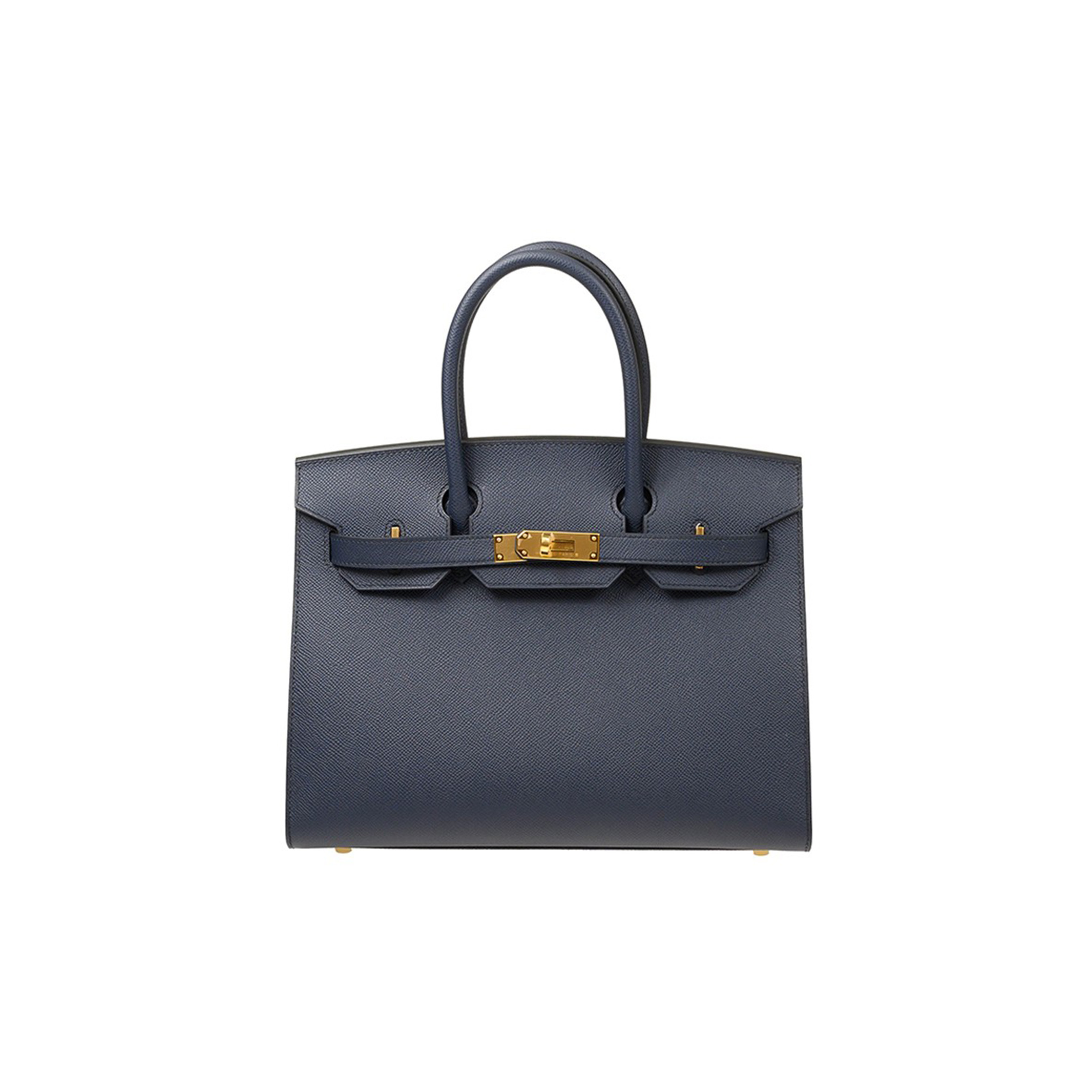 HERMES MASTER BIRKIN 30 TOGO LEATHER BLUE GOLD BUCKLE BAG BK3076EPGPO (30*20*13cm)