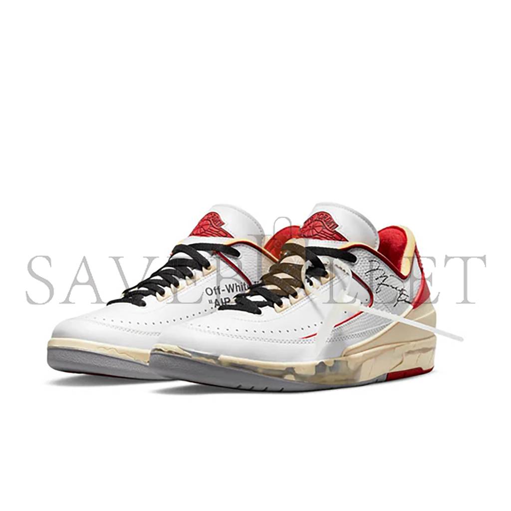 NIKE JORDAN 2 RETRO LOW SPOFF-WHITE WHITE RED DJ4375-106