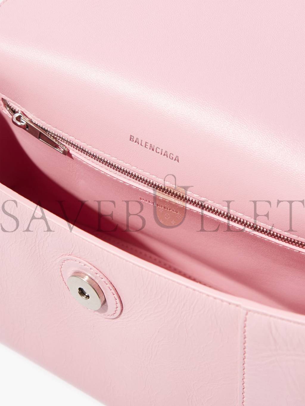 BALENCIAGA PINK DOWNTOWN CHAIN-HANDLE LEATHER SHOULDER BAG MATCHESFASHION US (29*19*10.5cm)