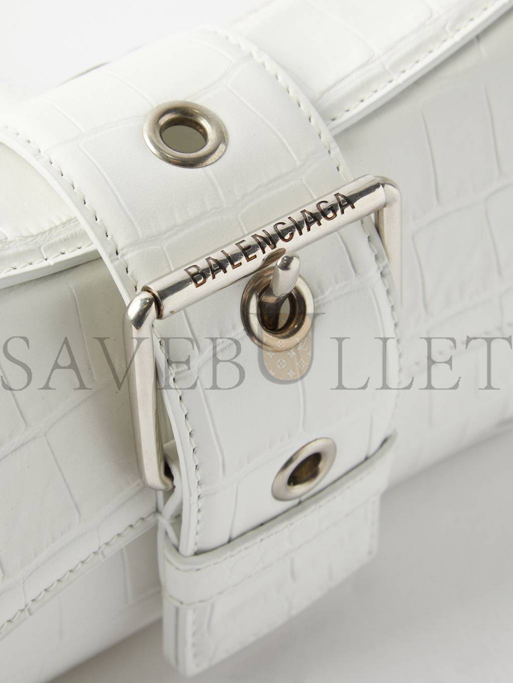 BALENCIAGA WHITE LINDSAY S LEATHER SHOULDER BAG MATCHESFASHION US (34.7*15.2*6cm)