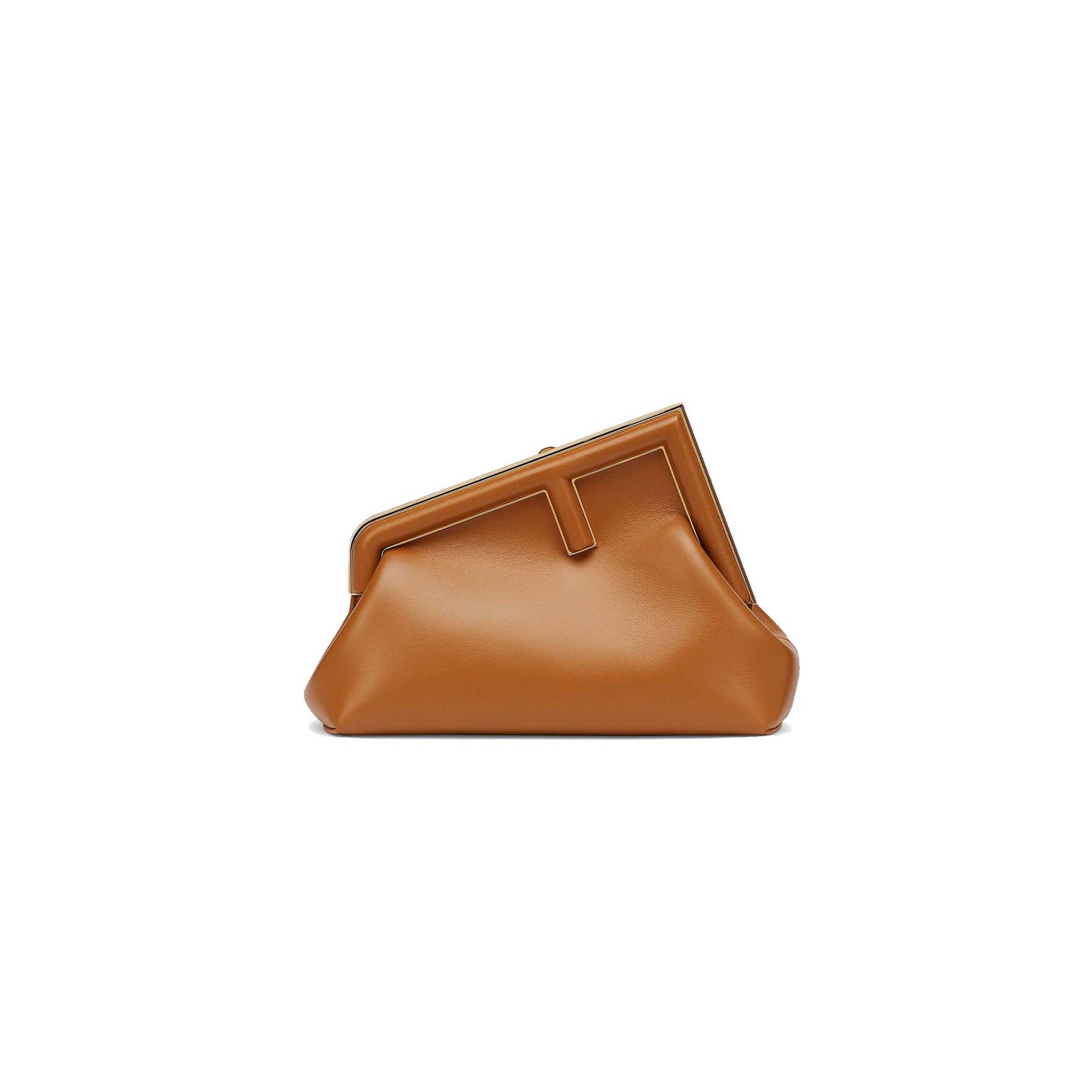 FENDI FIRST SMALL - BROWN LEATHER BAG 8BP129ABVEF0NYJ (26*18*9.5cm)