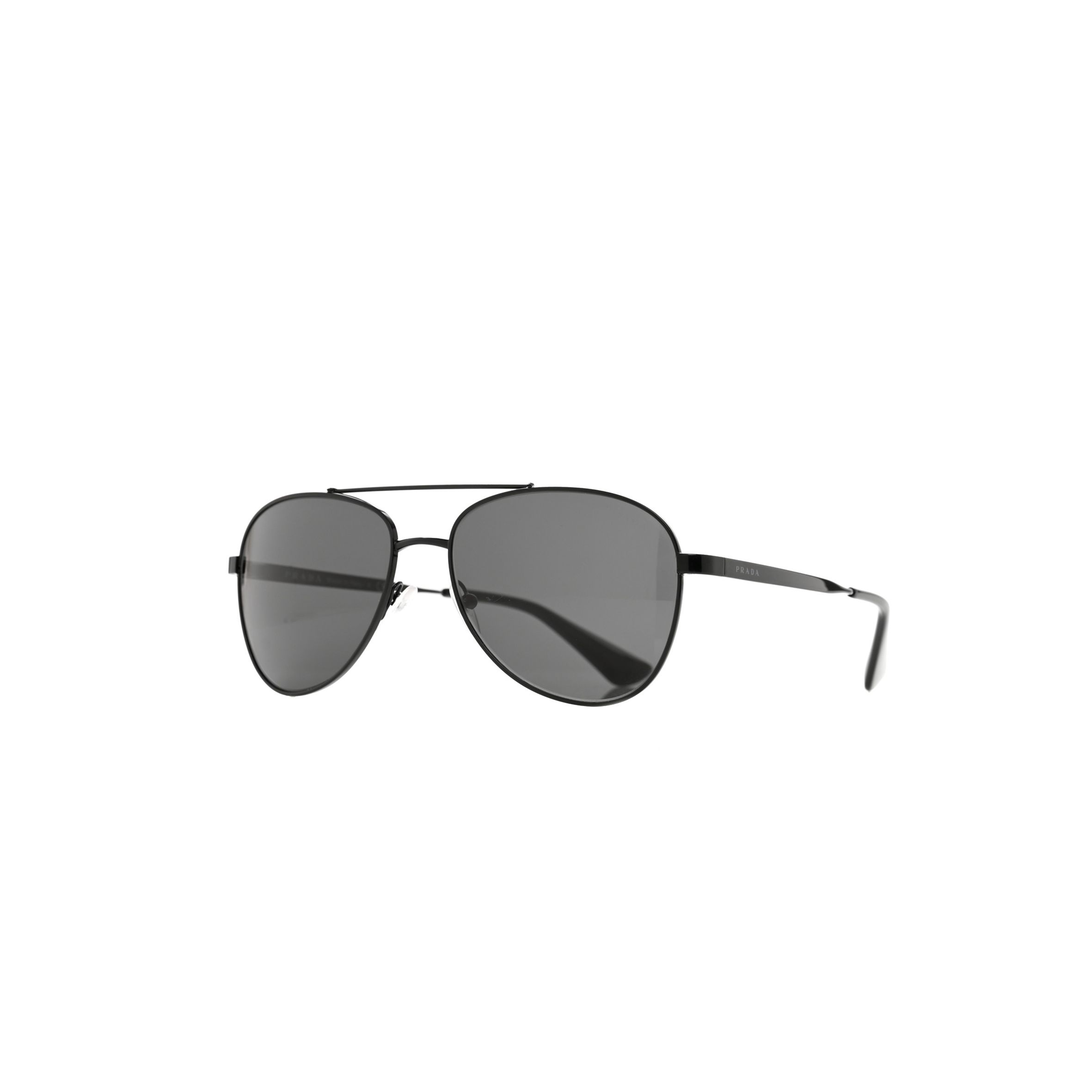 PRADA AVIATOR SUNGLASSES SPR 70V BLACK