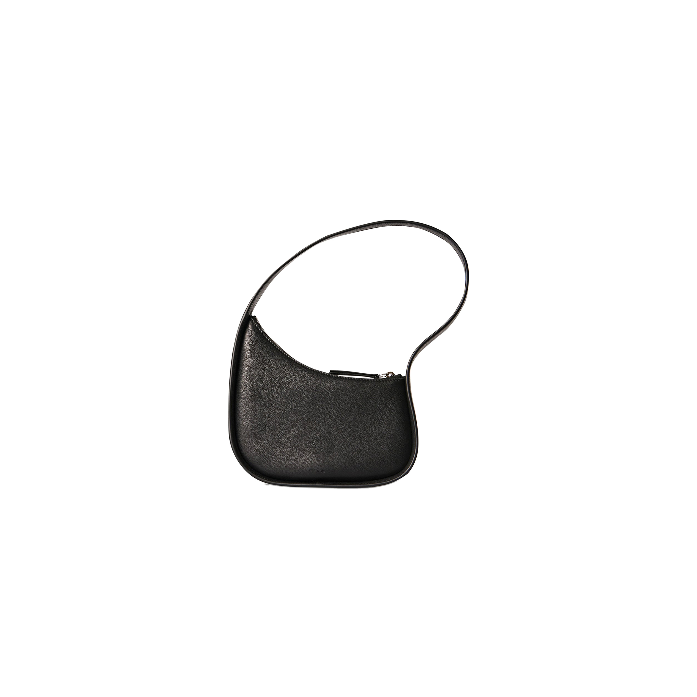 THE ROW HALF MOON BAG IN LEATHER BLACK W1249L52BLPL (34*20*6cm）