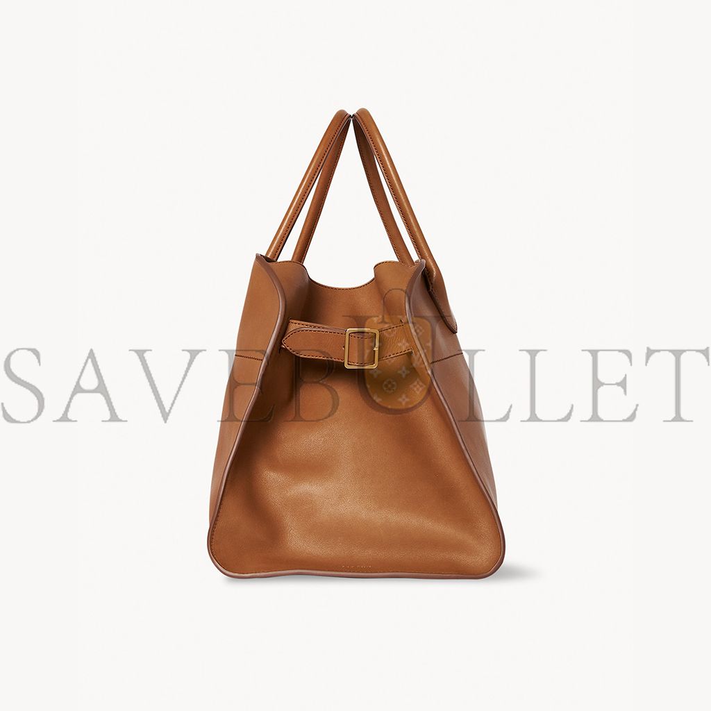 THE ROW SOFT MARGAUX 17 BAG IN LEATHER CUIR W1254L72CUSHG (43*30*25cm)