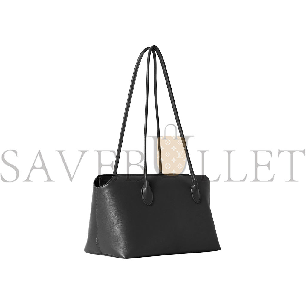 THE ROW TERRASSE BAG IN LEATHER BLACK W1292L97BLPL (33*20*18cm)