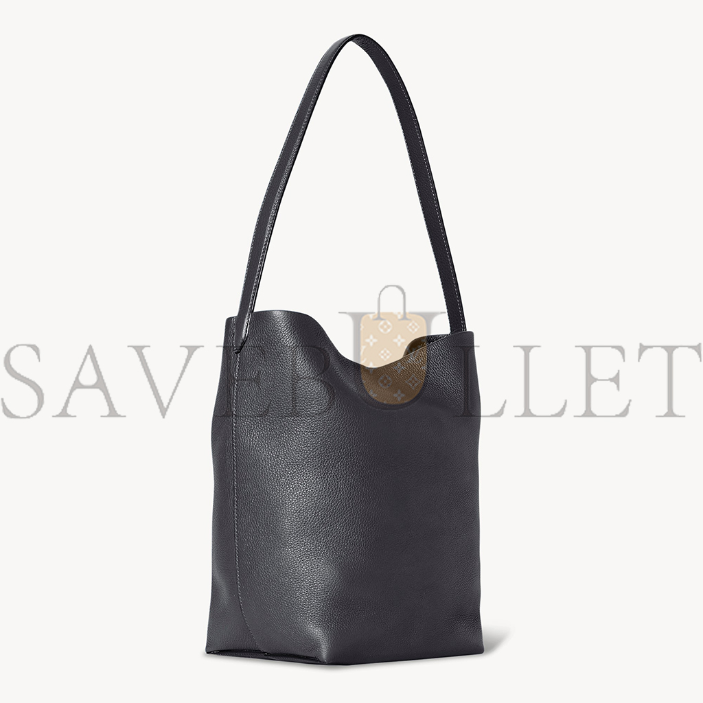 THE ROW MEDIUM NS PARK TOTE BAG IN LEATHER BLACK W1313L129BLPL (33*28*15cm)