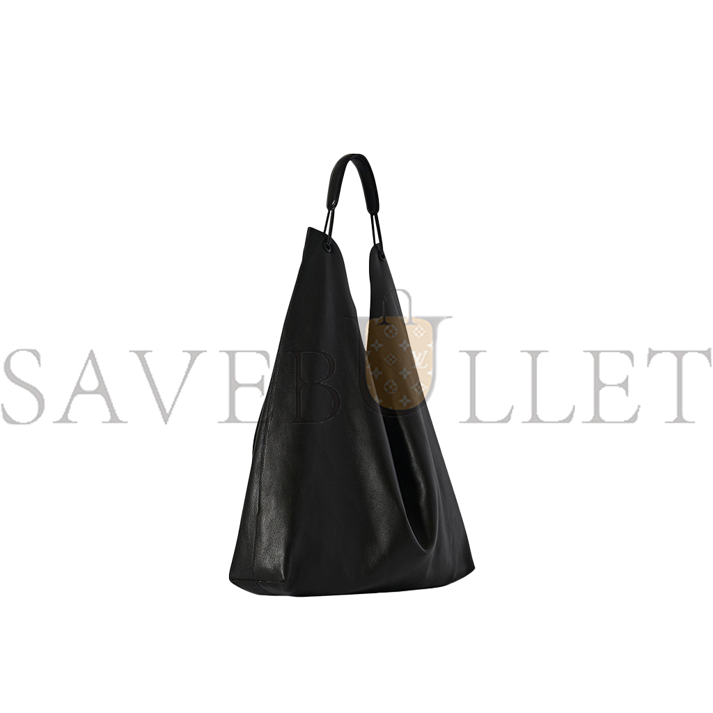 THE ROW BINDLE 3 BAG IN LEATHER BLACK W1623L108BLKBL (28*31*14cm)