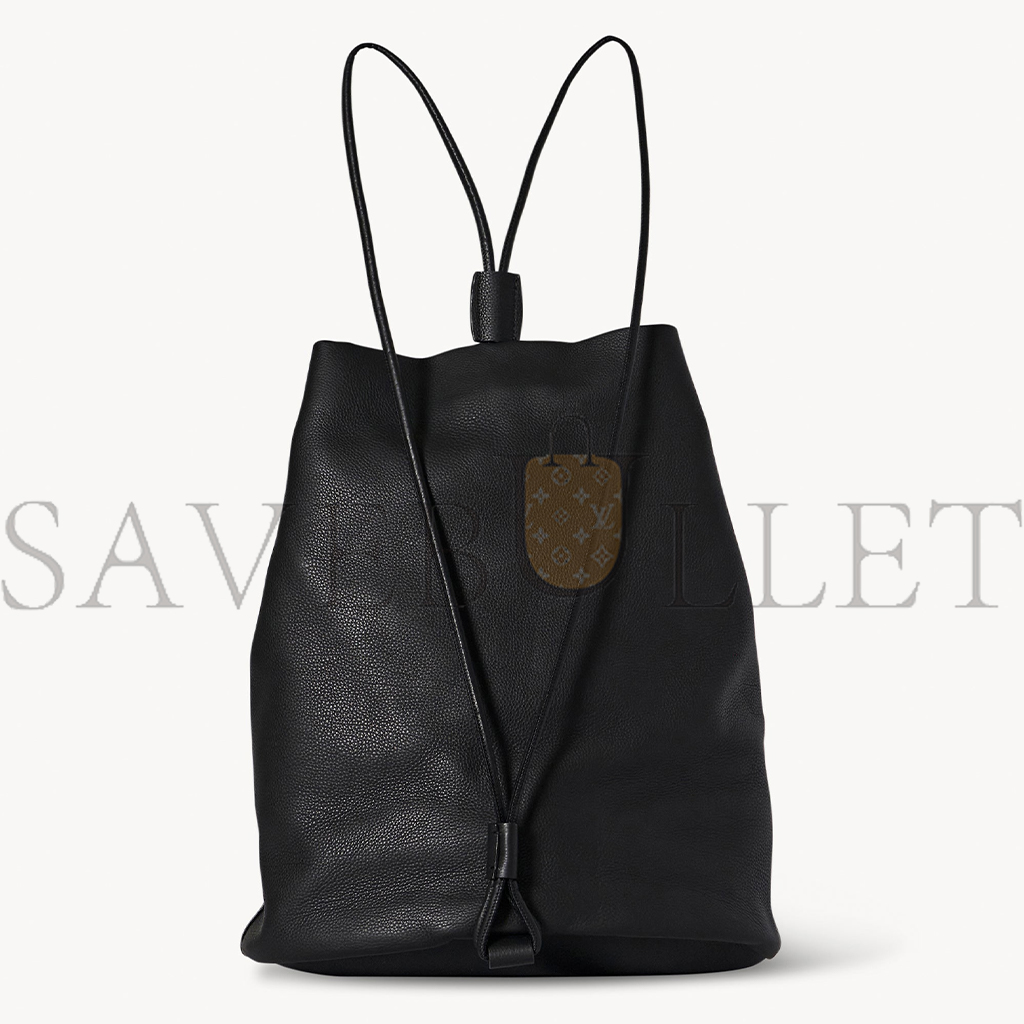 THE ROW JOE BACKPACK IN LEATHER BLACK W1632L31BAG (25*17*30cm)