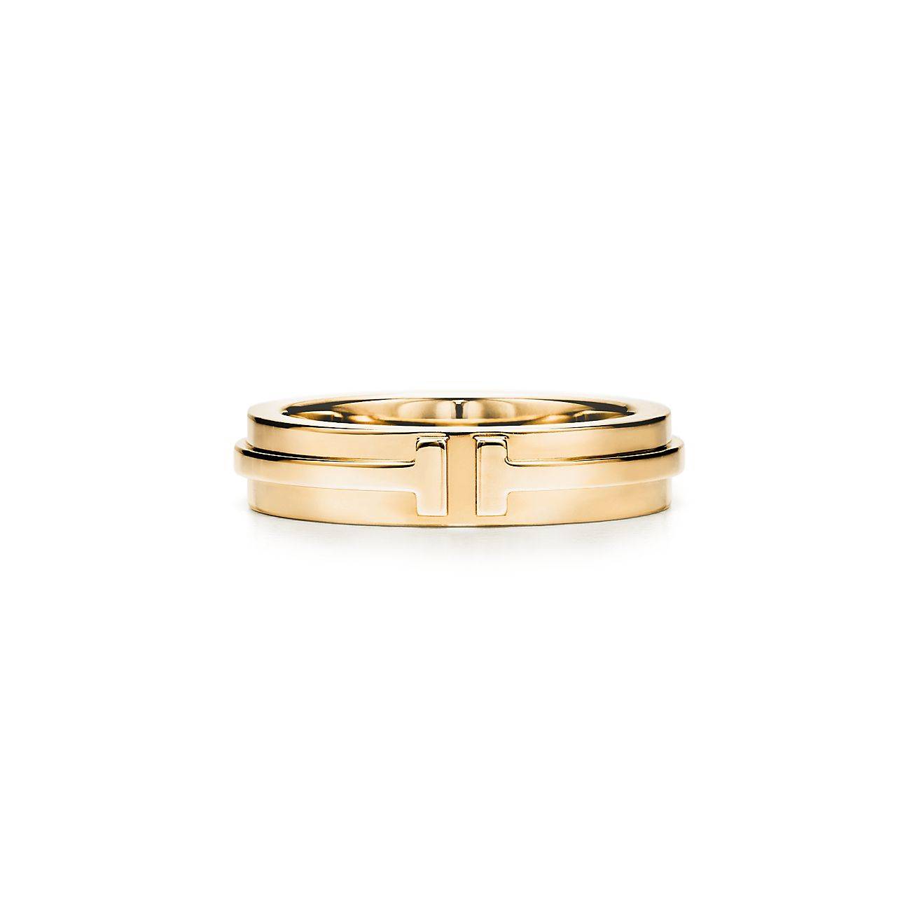 Tiffany T Narrow Ring in 18k Gold