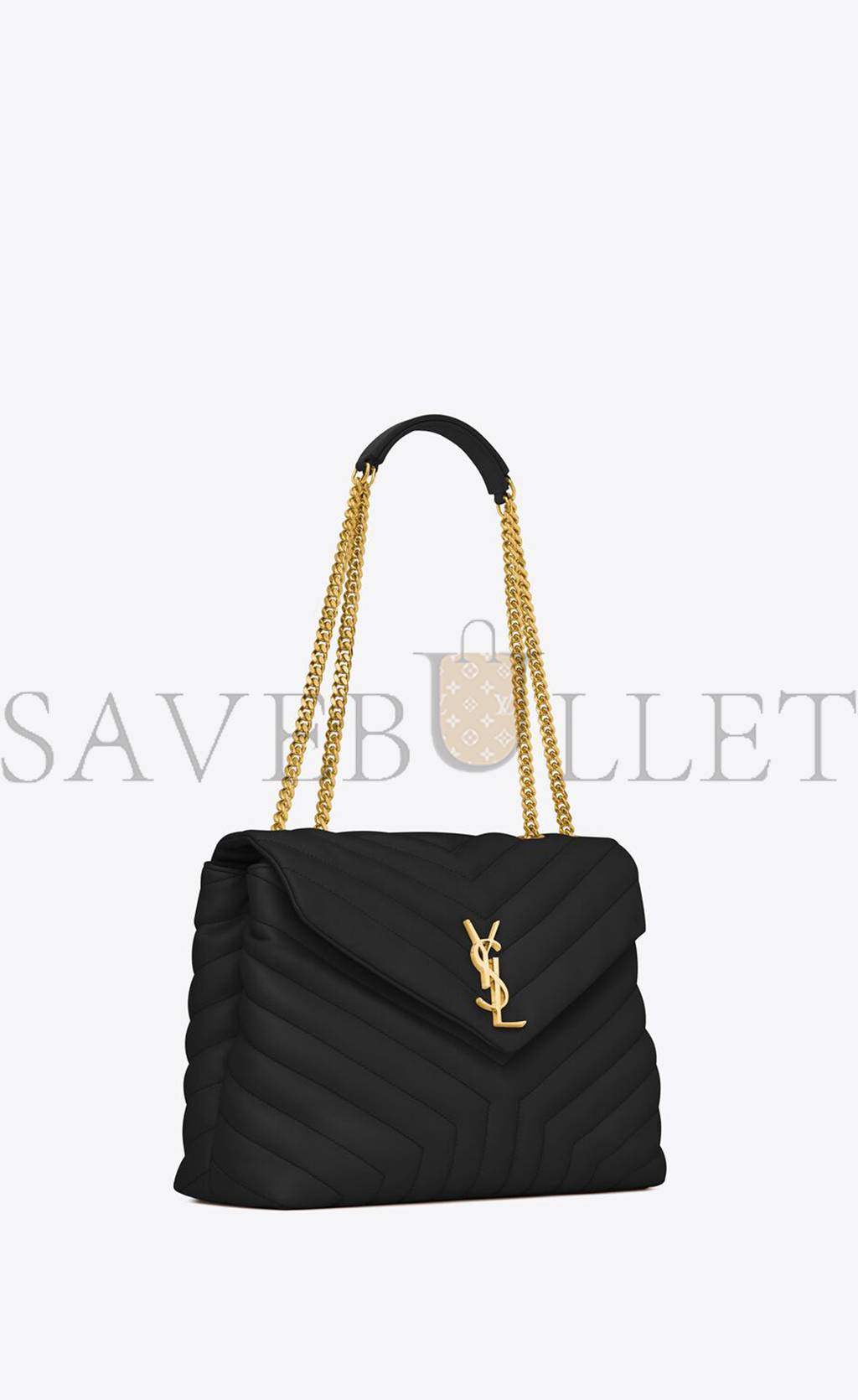 YSL LOULOU MEDIUM CHAIN BAG IN QUILTED LEATHER 574946DV7271000 (32*22*12cm)