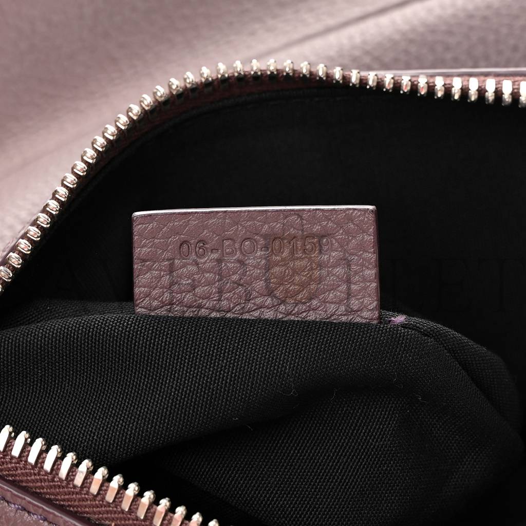 DIOR GRAINED CALFSKIN KIM JONES SADDLE BAG AMARANTH (27*22*3.8cm)